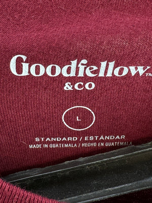 Goodfellow® Large | Chest: 23" | Blood Red | T-Shirt | Cotton - Poly | 4168 - Genuine Maal