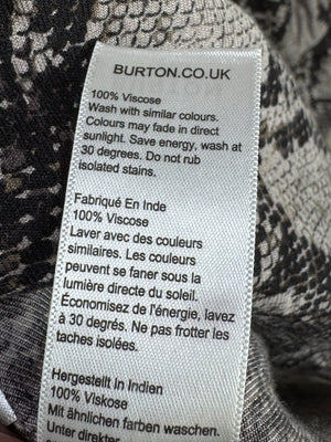 Burton® Small | Chest: 20" | Python Print | Shirt | Viscose | 4179 - Genuine Maal