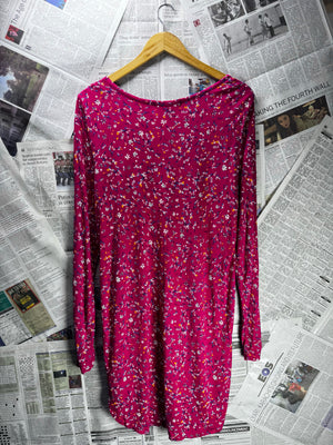 Next® Large | Bust: 20" | Floral | Mini Dress | Viscose | B2 - 5164 - Genuine Maal