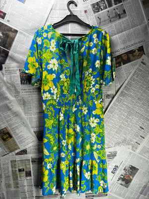 Everbelle® Medium | Bust: 19" | Floral | Midi Dress | Poly - Elastane | B2 - 5159 - Genuine Maal