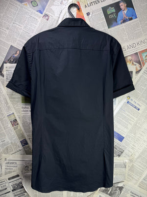 New Look® Small | Chest: 20.5" | Black | Shirt | Cotton - Elastane | 4036 - Genuine Maal