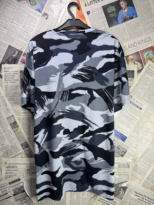 Athletic Works® L/XL | Chest: 24.5" | Black & Grey | Sports T-Shirt | Poly | 4029 - Genuine Maal