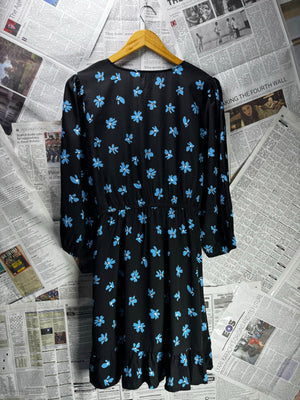 New Look® Medium | Bust: 18.5" | Floral | Mini Dress | B2 - 5169 - Genuine Maal