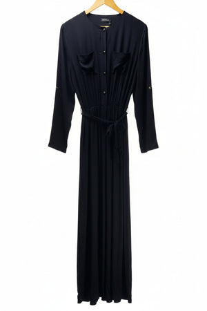 New Laviva® Small | Bust: 18" | Black | Maxi Dress | B2 - 5188 - Genuine Maal