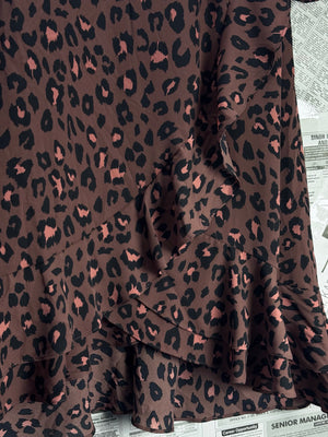 Oasis® Small | Bust: 18" | Leopard | Mini Dress | B3 - 5021 - Genuine Maal