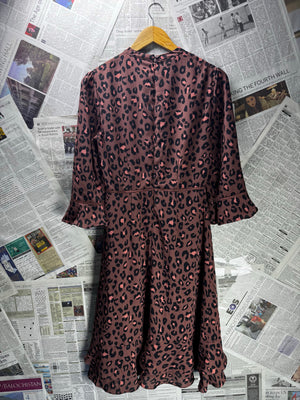 Oasis® Small | Bust: 18" | Leopard | Mini Dress | B3 - 5021 - Genuine Maal