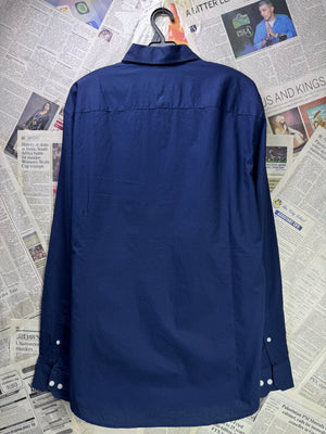 Tarocash® Large | Chest: 23.5" | Blue | Shirt | Cotton | 4005 - Genuine Maal