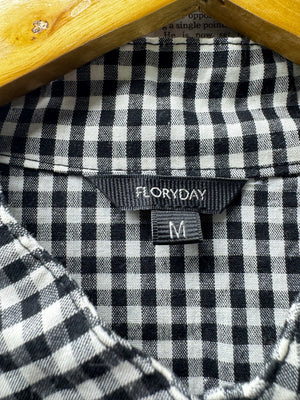Floryday® Medium | Bust: 18.5" | Gingham | Midi Dress | B3 - 4997 - Genuine Maal