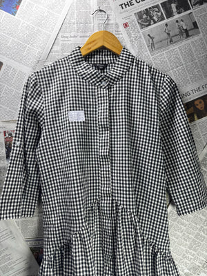 Floryday® Medium | Bust: 18.5" | Gingham | Midi Dress | B3 - 4997 - Genuine Maal