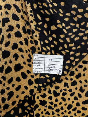 Warehouse® Medium | Bust: 19" | Leopard | Maxi Dress | B3 - 5004 - Genuine Maal