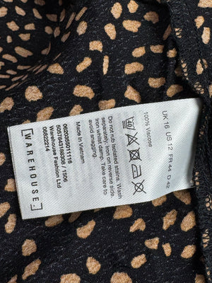 Warehouse® Medium | Bust: 19" | Leopard | Maxi Dress | B3 - 5004 - Genuine Maal