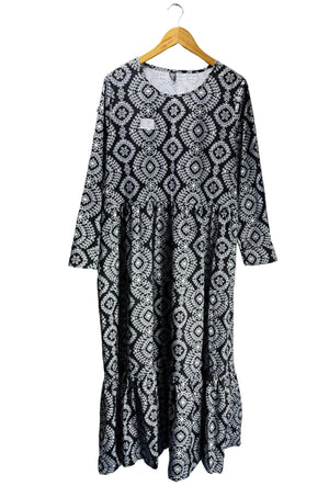 Shein® XL | Bust: 22.5" | Geometric | Maxi Dress | B4 - 5440 - Genuine Maal