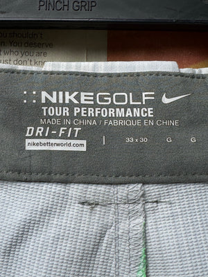 N*ke® Waist: 34" | Grey Plaid | Golf Pants | Poly - Spandex | 1431 - Genuine Maal