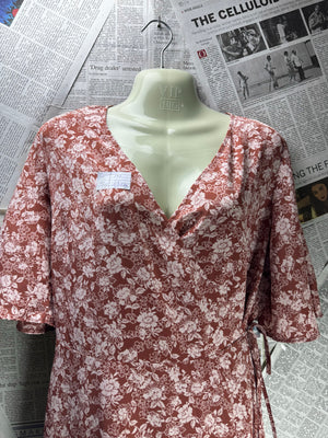 ® Medium | Bust: 19.5" | Floral | Maxi Dress | B4 - 5439 - Genuine Maal