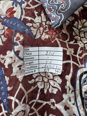 Select® XL | Bust: 21.5" | Floral Paisley | Maxi Dress | B4 - 5458 - Genuine Maal