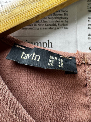 Tavin® XL | Bust: 21.5" | Solid Rosewood | Maxi Dress | B4 - 5218 - Genuine Maal
