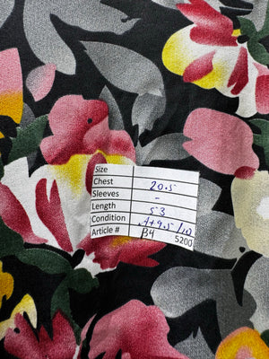 Skue® Large | Bust: 20.5" | Large Abstract Floral | Maxi Dress | B4 - 5200 - Genuine Maal