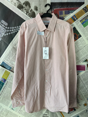 Preview® Medium | Chest: 22" | Chestnut & White Stripes | Shirt | Cotton | 226 - Genuine Maal
