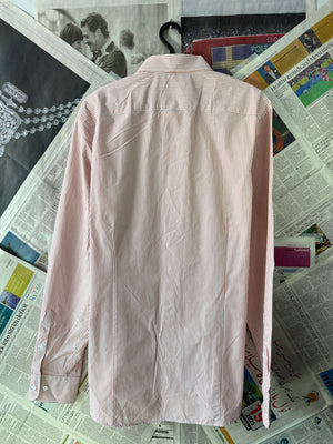 Preview® Medium | Chest: 22" | Chestnut & White Stripes | Shirt | Cotton | 226 - Genuine Maal