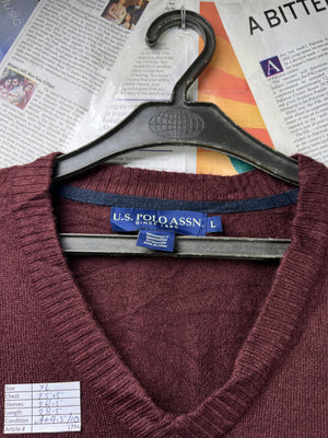 USP*A® XL | Chest: 25.5" | Maroon | Sweater | Acrylic | 1794 - Genuine Maal