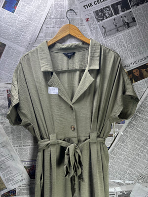 Peacocks® XL | Bust: 22" | Solid Sage Green | Maxi Dress | B4 - 5214 - Genuine Maal