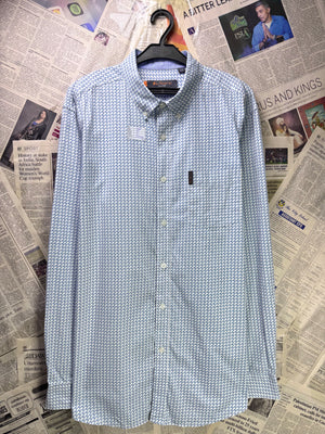 Ben Sherman® Large | Chest: 24" | Printed | Shirt | Cotton | 4228 - Genuine Maal