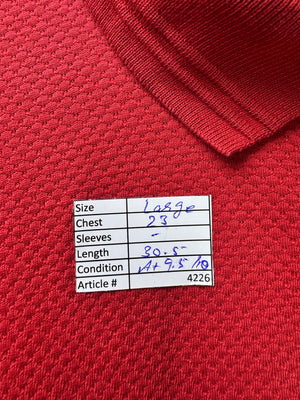 F&F® Large | Chest: 23" | Knit Polo | Cotton | 4226 - Genuine Maal