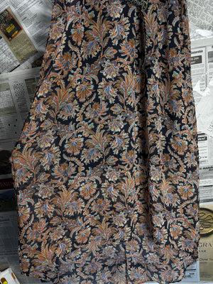 RedTag® Medium | Bust: 19" | Abstract Leaf | Maxi Dress | B5 - 5448 - Genuine Maal