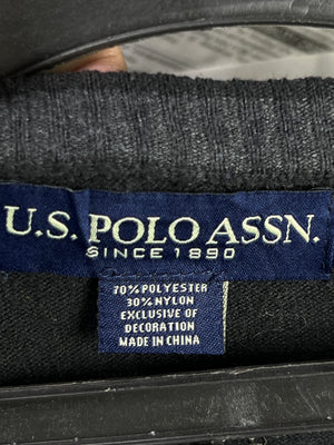 USP*A® Large | Chest: 23.5" | Black | Sweater | Poly - Nylon | 2108 - Genuine Maal