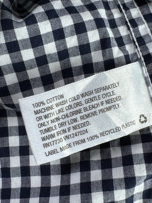 Merona® Large | Chest: 24" | Black & White Check | Shirt | Cotton | 4019 - Genuine Maal
