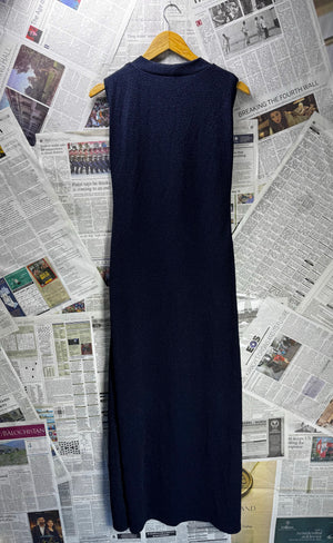 ® XS | Bust: 16" | Textured - Shimmer | Maxi Dress | B5 - 5216 - Genuine Maal