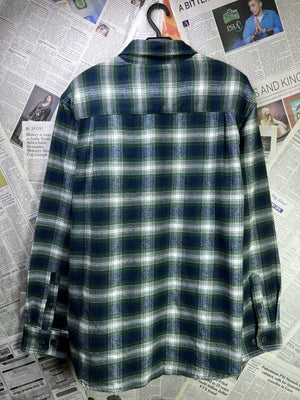 Lee® Medium | Chest 22.5 | Check | Shirt | Flannel Cotton Blend | 1900 - Genuine Maal