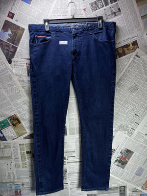 Armani Jeans® Waist: 40" | Blue | Extra Slim Denim Pants | Cotton - Elastane | 3126 - Genuine Maal