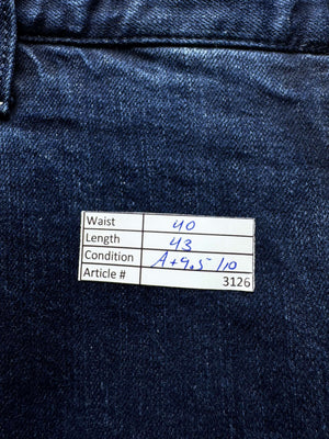 Armani Jeans® Waist: 40" | Blue | Extra Slim Denim Pants | Cotton - Elastane | 3126 - Genuine Maal