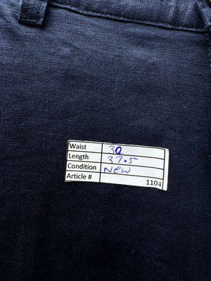Denim Co.® Waist: 30" | Blue | Slim Chino Pant | Linen | 1104 - Genuine Maal