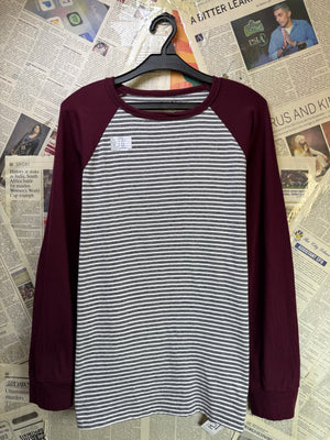 Kids - Place® XS | Chest: 18.5" | Stripe | Full - sleeves T-Shirt | Cotton - Poly | 4044 - Genuine Maal