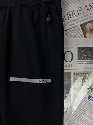 MAN® Waist: 26" to 28" | Black | Trouser | Nylon Blend | 1115 - Genuine Maal