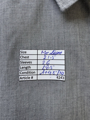H&M® Medium | Chest: 21.5" | Grey | Shirt | Poly - Cotton | 4243 - Genuine Maal