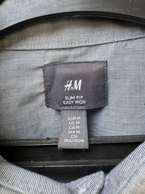 H&M® Medium | Chest: 21.5" | Grey | Shirt | Poly - Cotton | 4243 - Genuine Maal