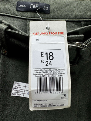F&F® Waist: 28" | Olive Green | Dress Pants | B7 - 3150 - Genuine Maal