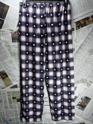 ® Waist: 30" to 32" | Plaid Baby Pink | Pajama Pants | B7 - 3057 - Genuine Maal