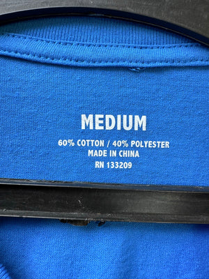 ® Small | Chest: 19" | Blue | T-Shirt | Cotton - Poly | 3893 - Genuine Maal