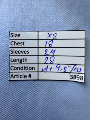 Charles Tyrwhitt® XS | Blue | Chest: 18" | Collat 14" Shirt | Cotton | 3898 - Genuine Maal