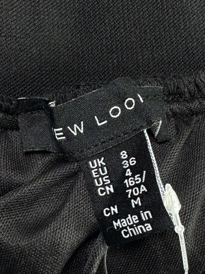 New Look® Waist: 24" | Pleated Tulle Black | Midi Skirt | B7 - 3059 - Genuine Maal