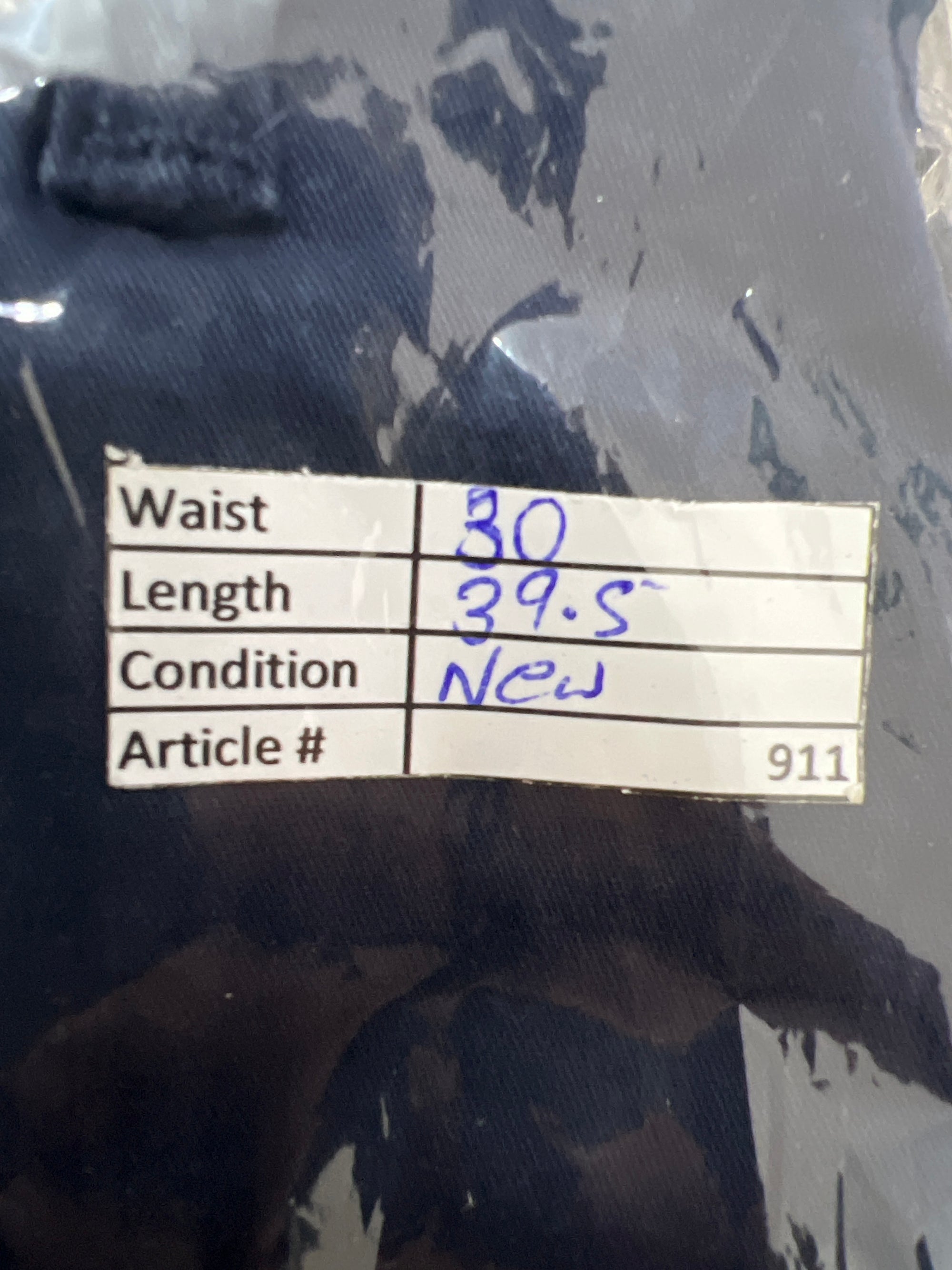 M&S® Waist: 30" | Blue | Chino Pants | 911 - Genuine Maal