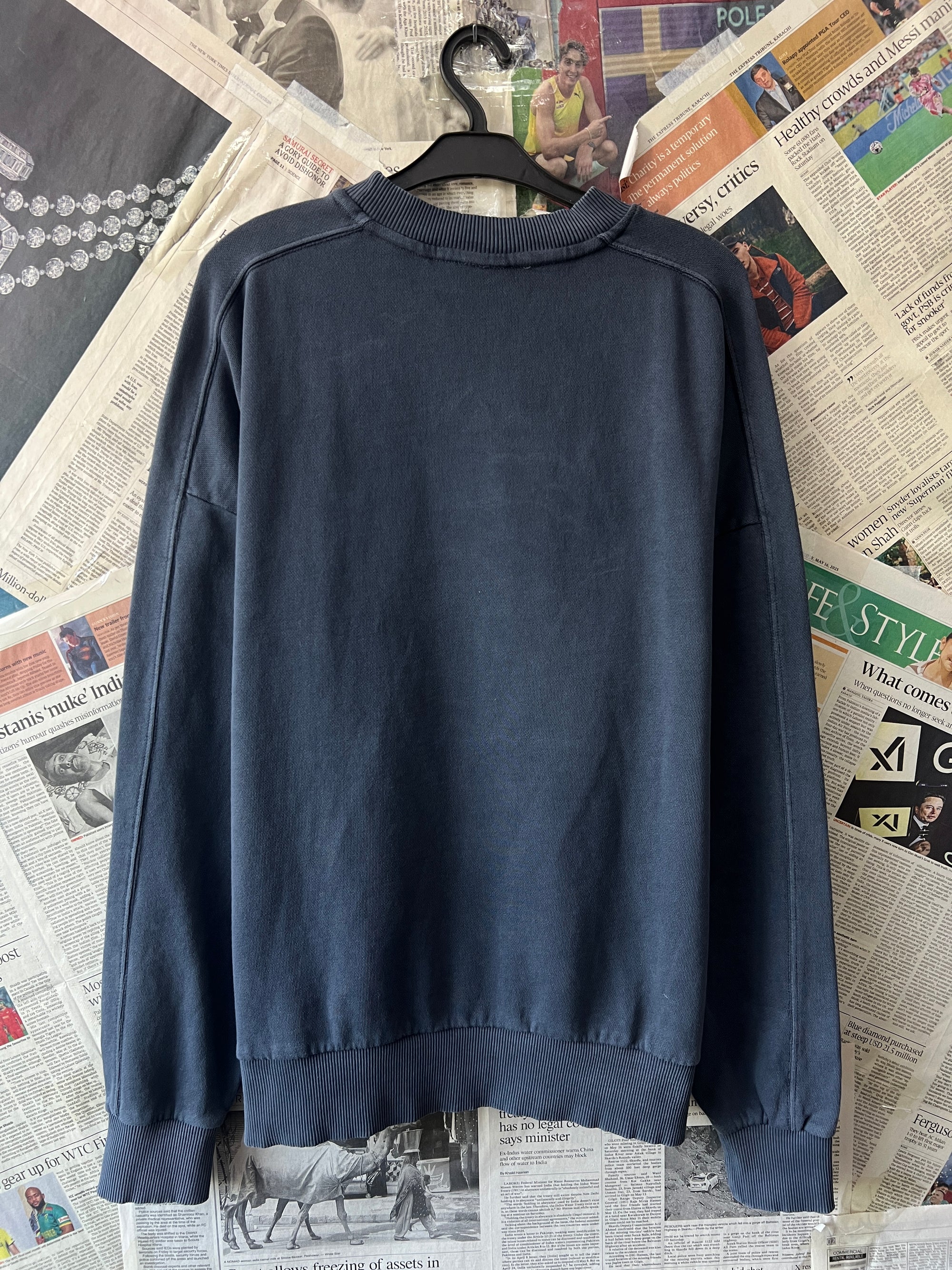 Pull&Be*r® XXL | Chest: 27" | Grey | Heavy Sweat Shirt | 2308 - Genuine Maal