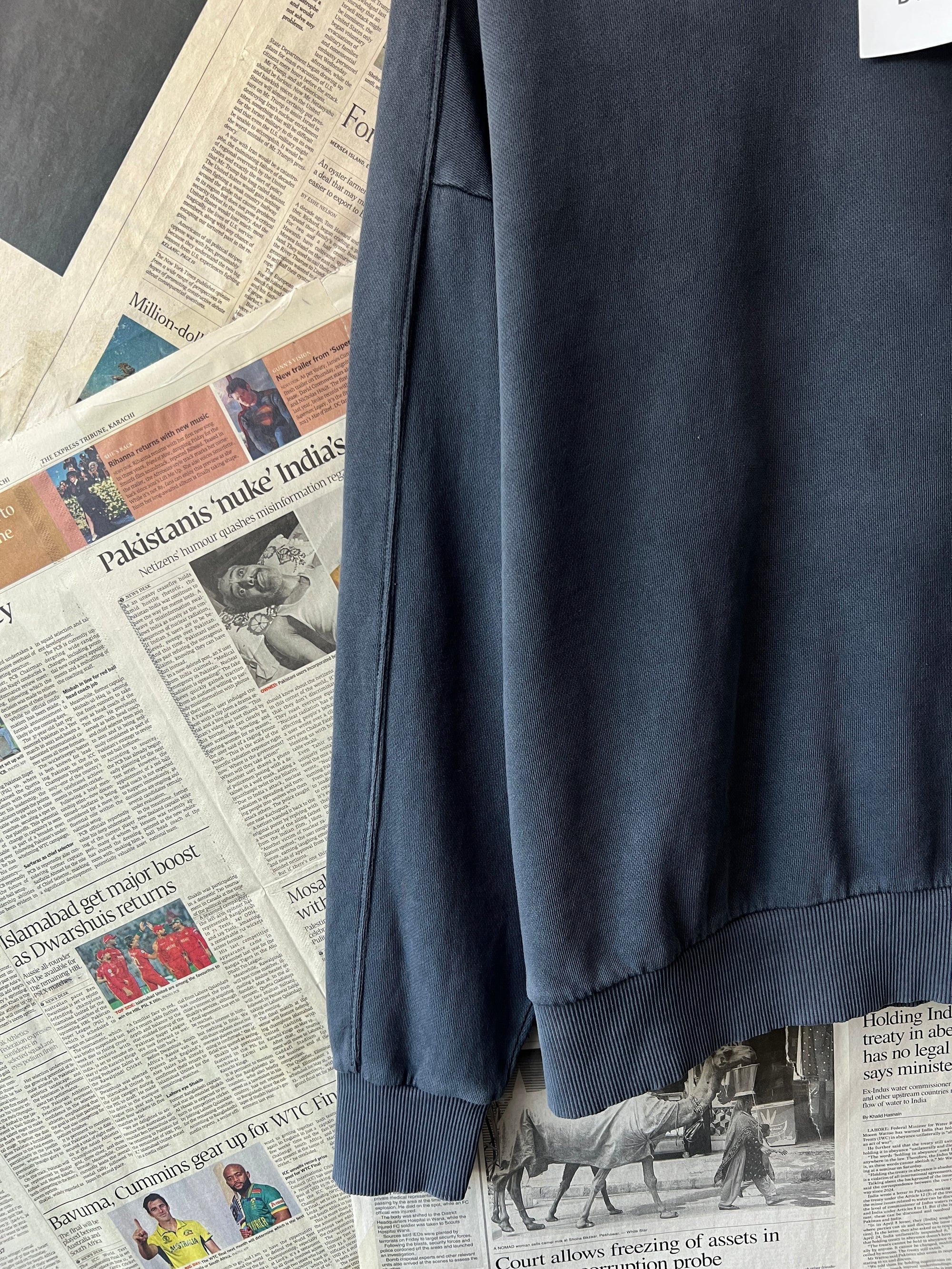 Pull&Be*r® XXL | Chest: 27" | Grey | Heavy Sweat Shirt | 2308 - Genuine Maal