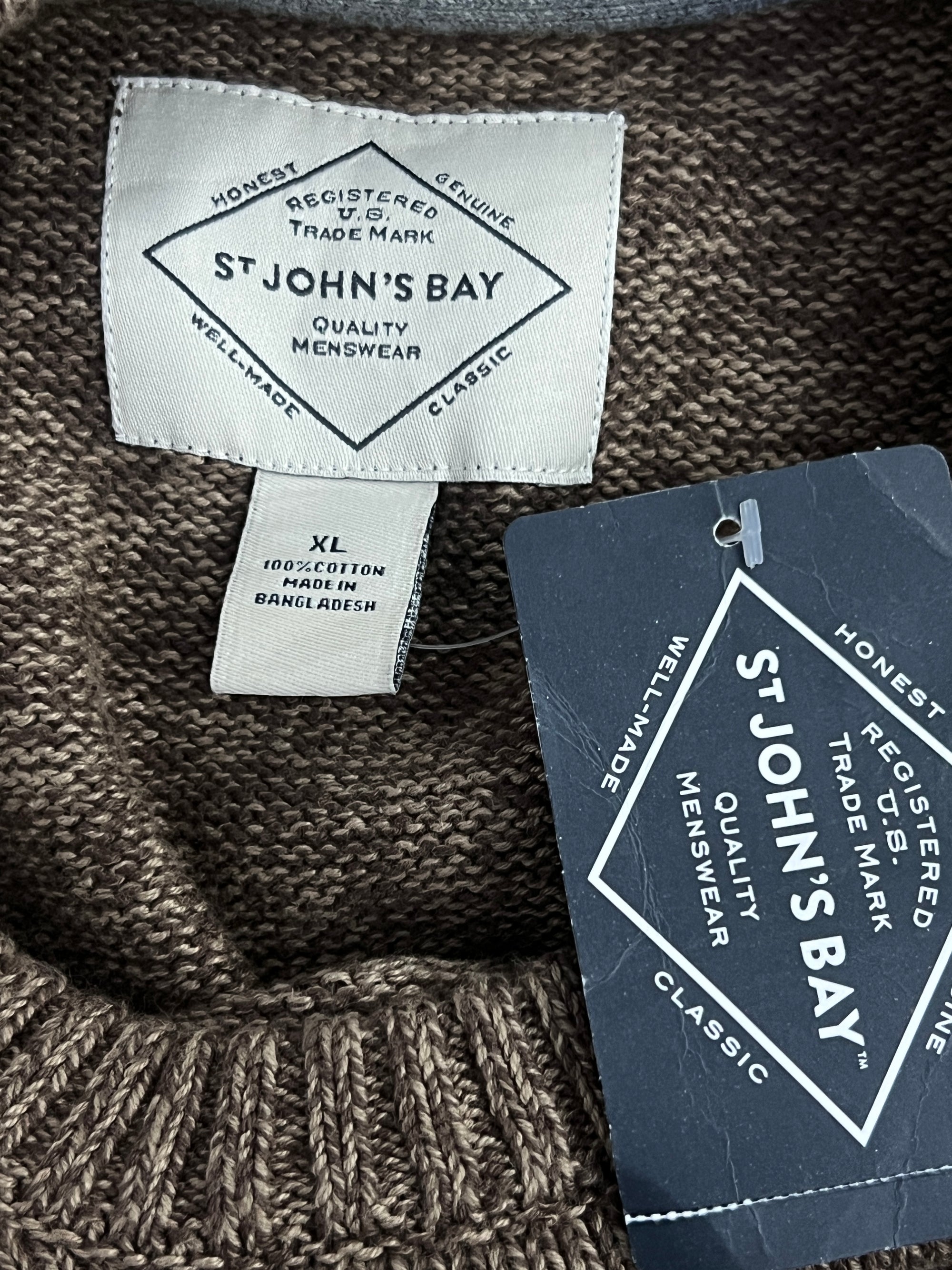 St. John’s Bay® Large | Chest: 23" | Rust | Sweater | 2302 - Genuine Maal