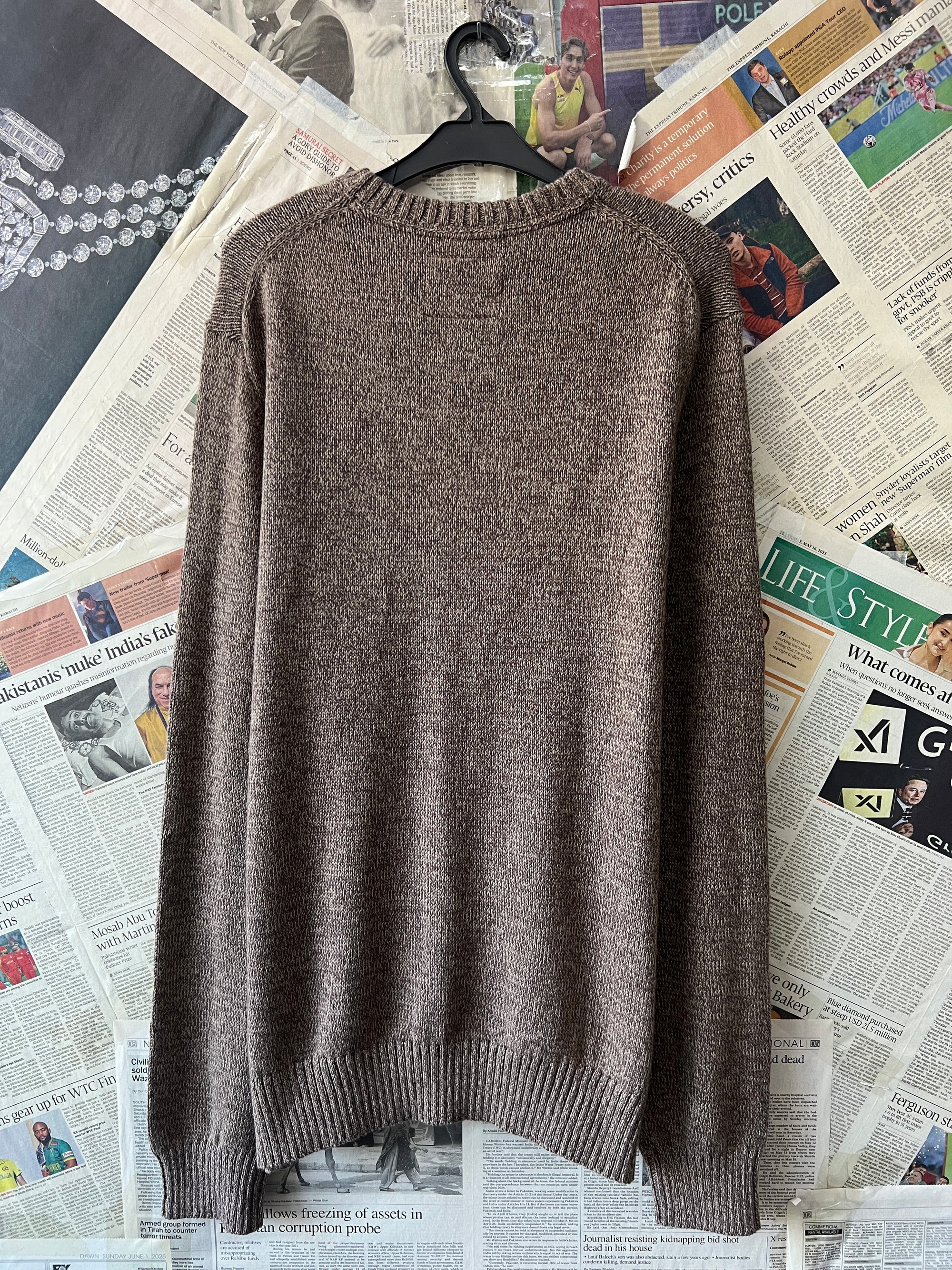 St. John’s Bay® Large | Chest: 23" | Rust | Sweater | 2302 - Genuine Maal