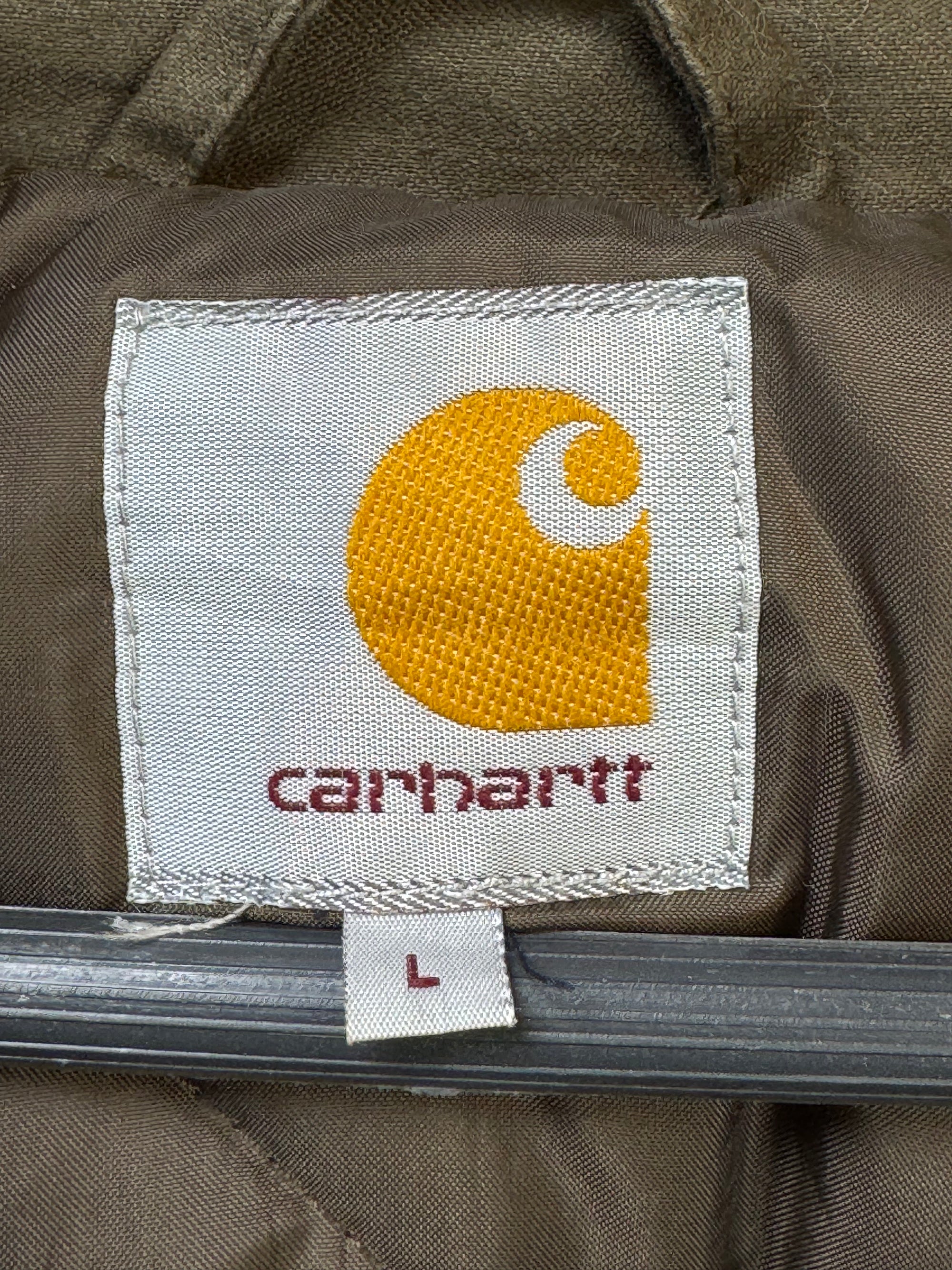 Vintage Carhartt® Large | Chest: 23.5" | Dark Olive | Hickman Jacket | Cotton - Poly | 3407 - Genuine Maal
